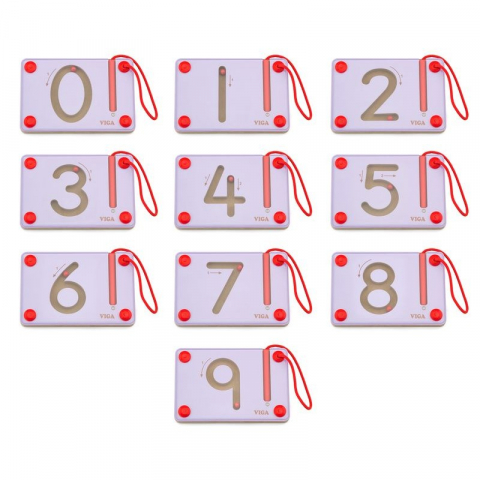 Set magnetic de scriere - Cifre, Viga [1]