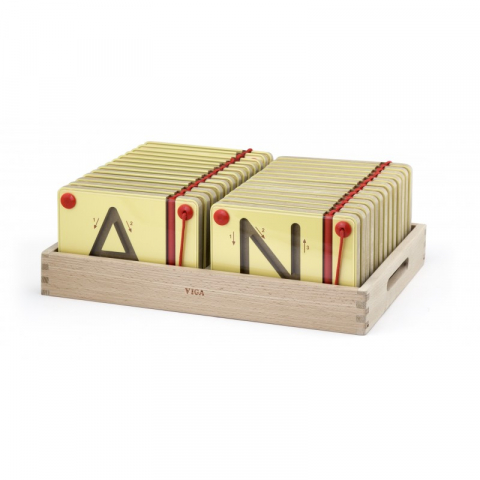 Jucarii 3-5 ani - Viga-Set magnetic de scriere - Litere mari, Viga