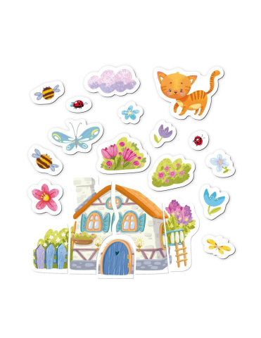 Dodo-Set magnetic - Pisicuta si casuta viselor [1]