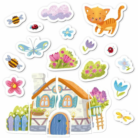 Dodo-Set magnetic - Pisicuta si casuta viselor [6]