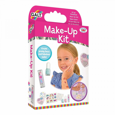 Jucarii +6 Ani - Galt-Set Make-Up cu farduri, ruj, oja si pietricele pentru fetite