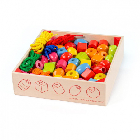 Toate jucariile - BigJigs-Set-margele-din-lemn-pentru-insirat