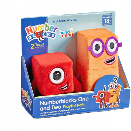 Seturi Numberblocks - Hand2Mind-Set mascote din plus Numberblocks - Unu & Doi