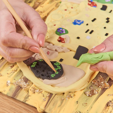 Set pictura 3D cu argila usoara, 30*40cm - Kiss [3]