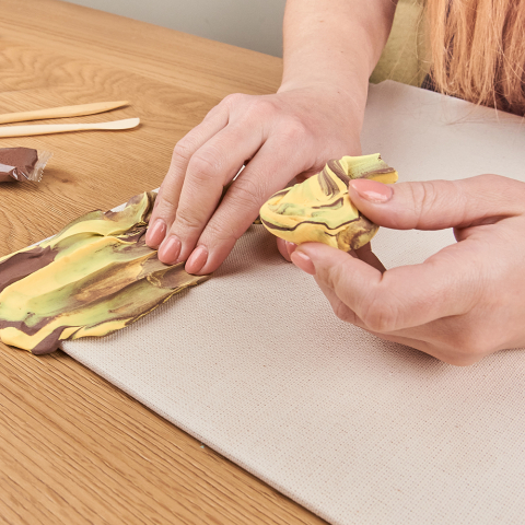 Set pictura 3D cu argila usoara, 30*40cm - Kiss [2]