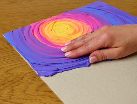 Okto-Set pictura 3D cu argila usoara, 30*40cm - Park Guell Barcelona [3]