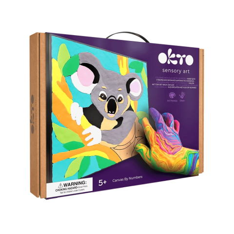 Oktató játékok - Set pictura cu argila usoara, 29*29 cm - Koala