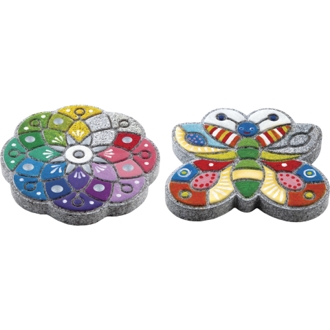 Set pictura pe piatra - Fluturas [4]