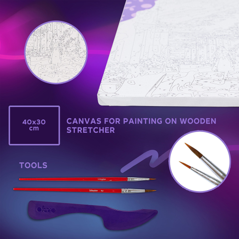 Okto-Set pictura si modelare 3D cu argila usoara, 30*40 cm - Lemon weekend [3]