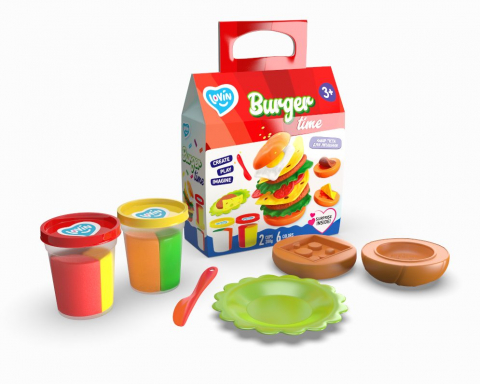 Set plastilina 100% ECO, Lovin'Do, Burger Time [2]