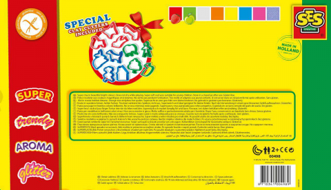 SES Creative-Set Plastilina Cu Forme De Taiat [10]