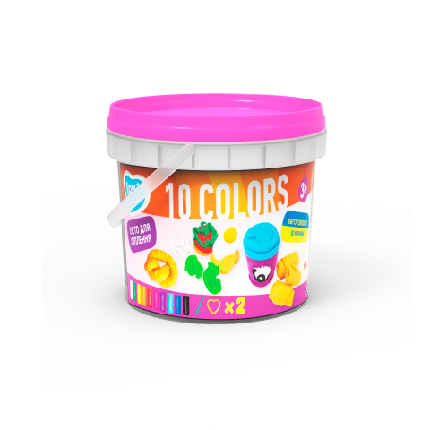 Játékok 50 RON alatt - Set plastilina si accesorii pentru modelaj Lovin - 10 culori pentru fetite
