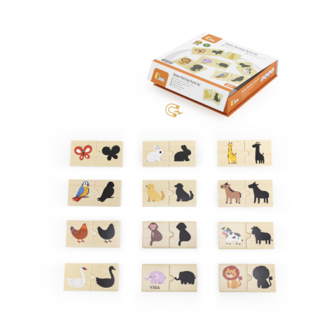 Set puzzle Potriveste umbra, Viga [1]