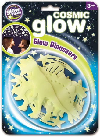 Cadouri botez - Brainstorm Set reflectorizant - Dinozauri si stelute