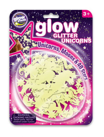Cadouri botez - Brainstorm Set reflectorizant - Unicorni stele si luna