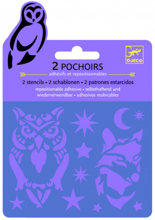 Djeco Set sabloane Djeco Noapte [1]