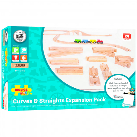 Jucarii +3 Ani - BigJigs-Set-sine-drepte-si-curbe-24-piese