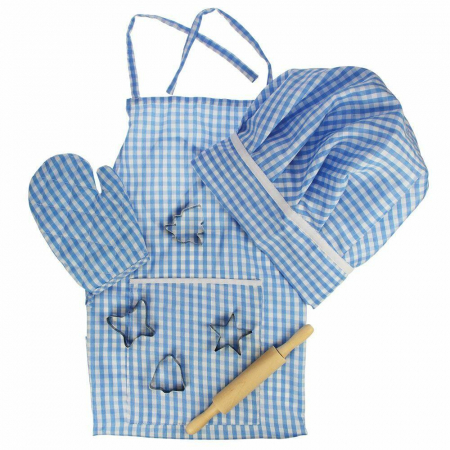 Jucarii +3 Ani - BigJigs-Set-sortulet-si-accesorii-Albastru