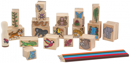 Lucru manual copii - Melissa-Doug-Set-stampile-Jungla-Melissa-and-Doug