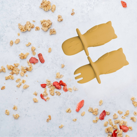 APPEKIDS-Set Tacamuri din silicon, AppeKids, OWL - Honey [3]
