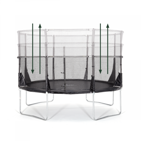 Plum-Set trambulina cu plasa de protectie telescopica 305 cm  ZONE II EVOLUTION PLUM [3]