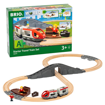 Jucarii 3-5 ani - BRIO-Set trenulet cu sine pentru incepatori BRIO, 3+ ani