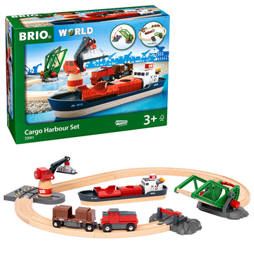 Jucarii 3-5 ani - BRIO-Set trenulet port - BRIO, 3+ ani