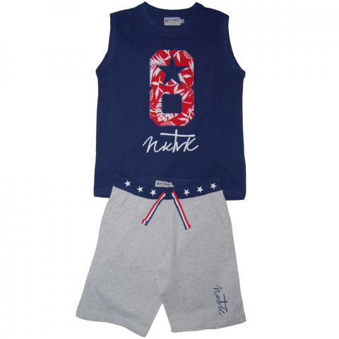 Játékok 9-12 éveseknek - Set tricou fara maneci si pantaloni scurti (6619), 12 ani / 152 cm
