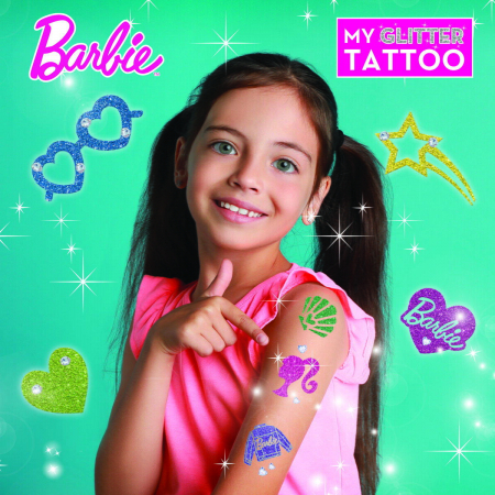 LISCIANI-Setul meu de tatuaje cu sclipici - Barbie [1]