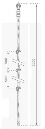 KBT-Sfoara catarat cu noduri pentru spatiile de joaca PH25 2 m - KBT [1]