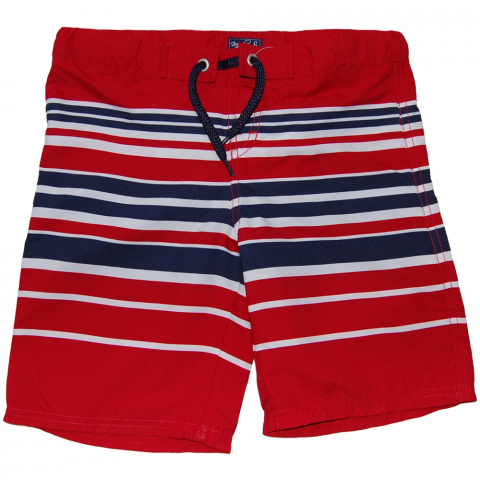 Játékok 6-8 éveseknek - Short pentru baie Rosu cu dungi (3626), 7 ani / 122 cm