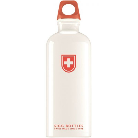 Játékok 3-5 éveseknek - SIGG Bidon din aluminiu SWISS SHIELD  0.6l