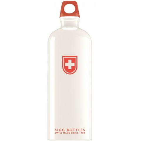 Játékok 3-5 éveseknek - SIGG Bidon din aluminiu SWISS SHIELD  1l