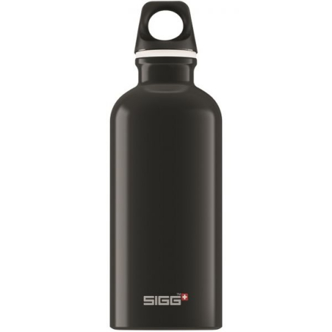 Játékok 3-5 éveseknek - SIGG Bidon din aluminiu TRAVELLER BLACK  0.4l