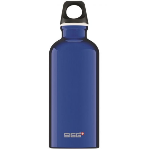 Játékok 3-5 éveseknek - SIGG Bidon din aluminiu TRAVELLER DARK BLUE  0.4l