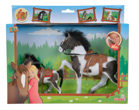 Jucarii sub 50 RON - Simba Cal Champ Beauty Horse Negru