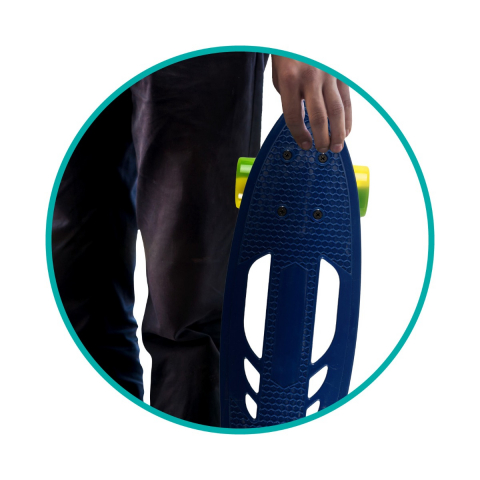 QKids-Skateboard copii, Qkids, Galaxy - Lemon [2]