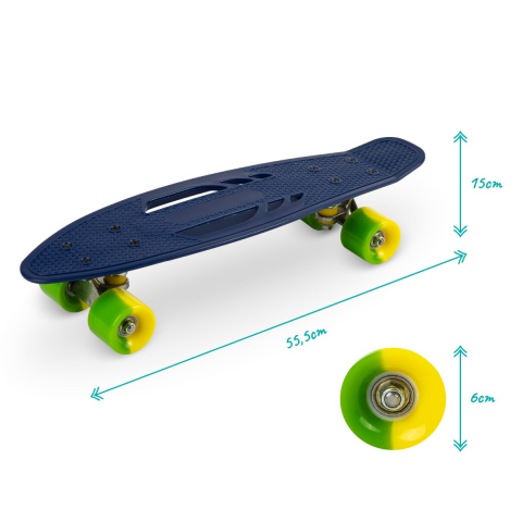 QKids-Skateboard copii, Qkids, Galaxy - Lemon [1]
