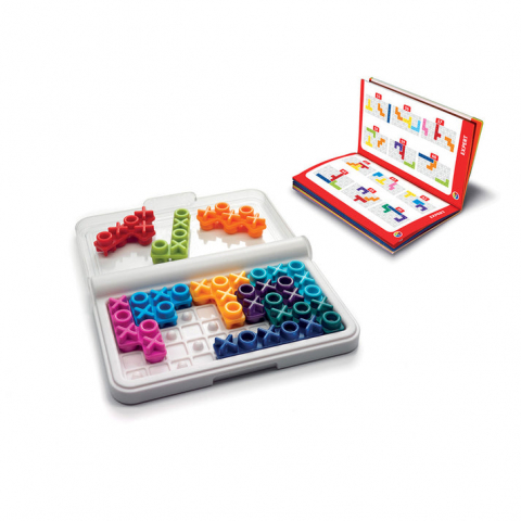Jucarii 6-8 ani - Smart Games-Smart Games - IQ XOXO, joc de logica cu 120 de provocari, 6+ ani, editie lb. Romana