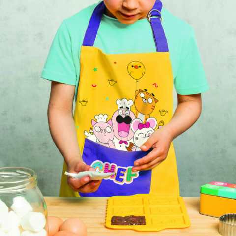 Chefclub kids-Sort de bucatarie pentru copii galben, Chefclub Kids [4]