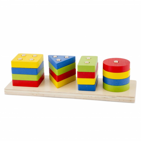 Válogató játékok - New-Classic-Toys-Sortator-forme-geometrice-si-culori
