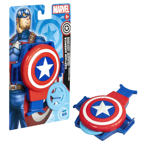 Hasbro-Spiderman Marvel Arma Supererou Disc Blaster Captain America [3]