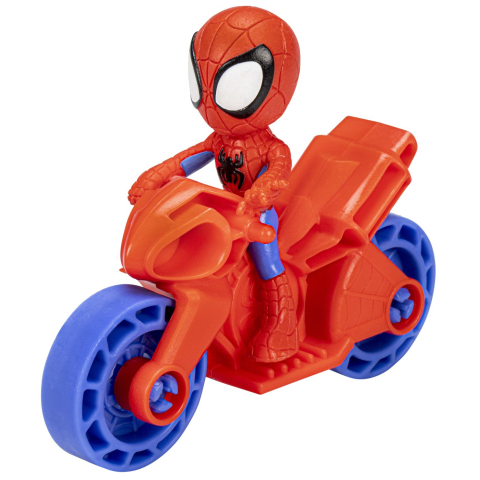 Spiderman Set Motocicleta Si Figurina Spidey 6Cm [1]