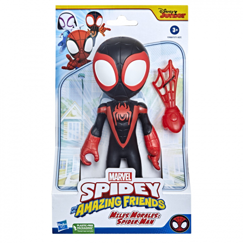 Jucarii 3-5 ani - Spidey Prietenii Extraordinari Figurina Miles Morales Spider Man Supradimensionata 22.8Cm