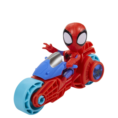 Spidey Prietenii Extraordinari Set Motocicleta Si Figurina Spidey 10Cm [1]