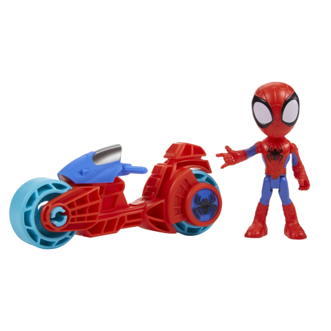 Spidey Prietenii Extraordinari Set Motocicleta Si Figurina Spidey 10Cm [4]