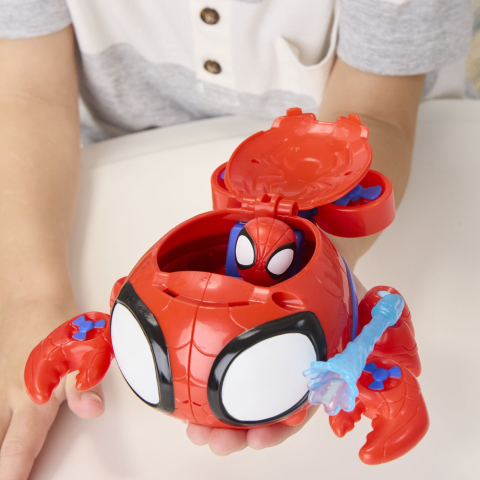Hasbro-Spidey Si Prietenii Lui Uimitori Marvel Set Figurina 7.6Cm Si Submarinul Crab Paianjen [5]