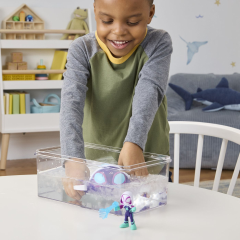 Hasbro-Spidey Si Prietenii Lui Uimitori Marvel Set Figurina 7.6Cm Si Submarinul Testoasa Fantoma [3]