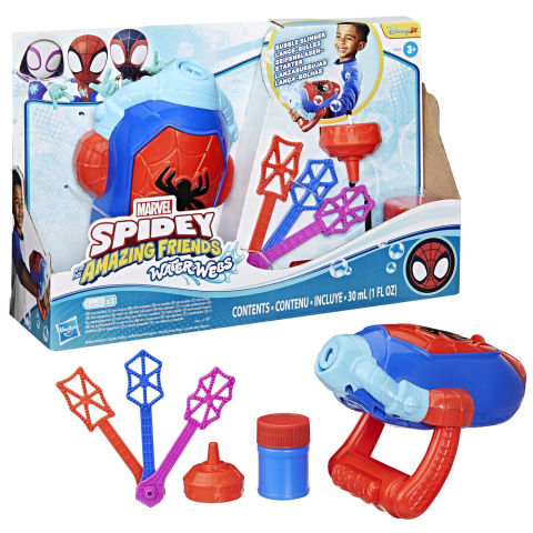 Spidey Si Prietenii Lui Uimitori Marvel Water Webs Lansator Bule De Sapun [5]