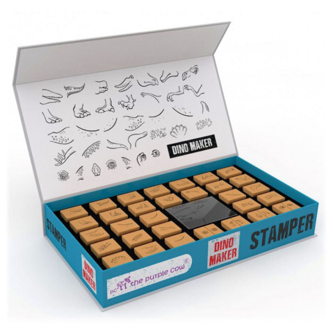 Jucarii educative - Purple Cow-Ștampilează - Dinozauri